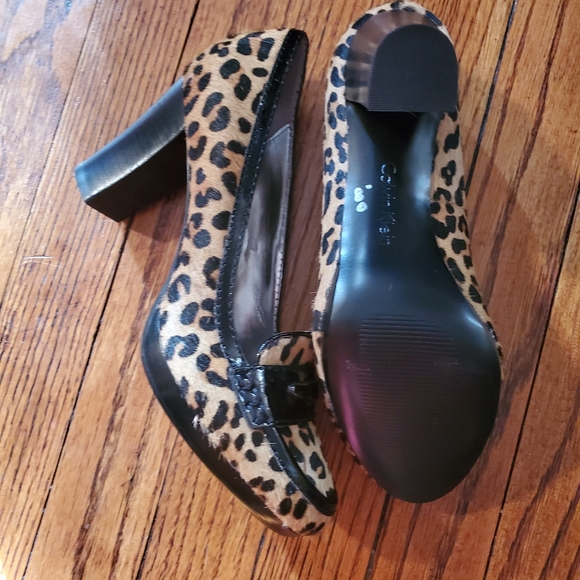 Calvin Klein Shoes - #442 Calvin Klein leopard print pumps NEW